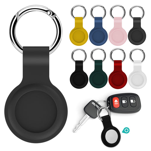 For Apple AirTag Case Silicone Protective Sleeve Cover Keychain AirTags-Tracker - 10006