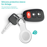 For Apple AirTag Case Silicone Protective Sleeve Cover Keychain AirTags-Tracker - 10006