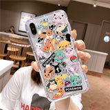 Cartoon Phone Case For Apple iPhone 11 Pro X XS Max XR Soft TPU Back Cover for iPhone 7 8 Plus Cute Lovely Clear Case