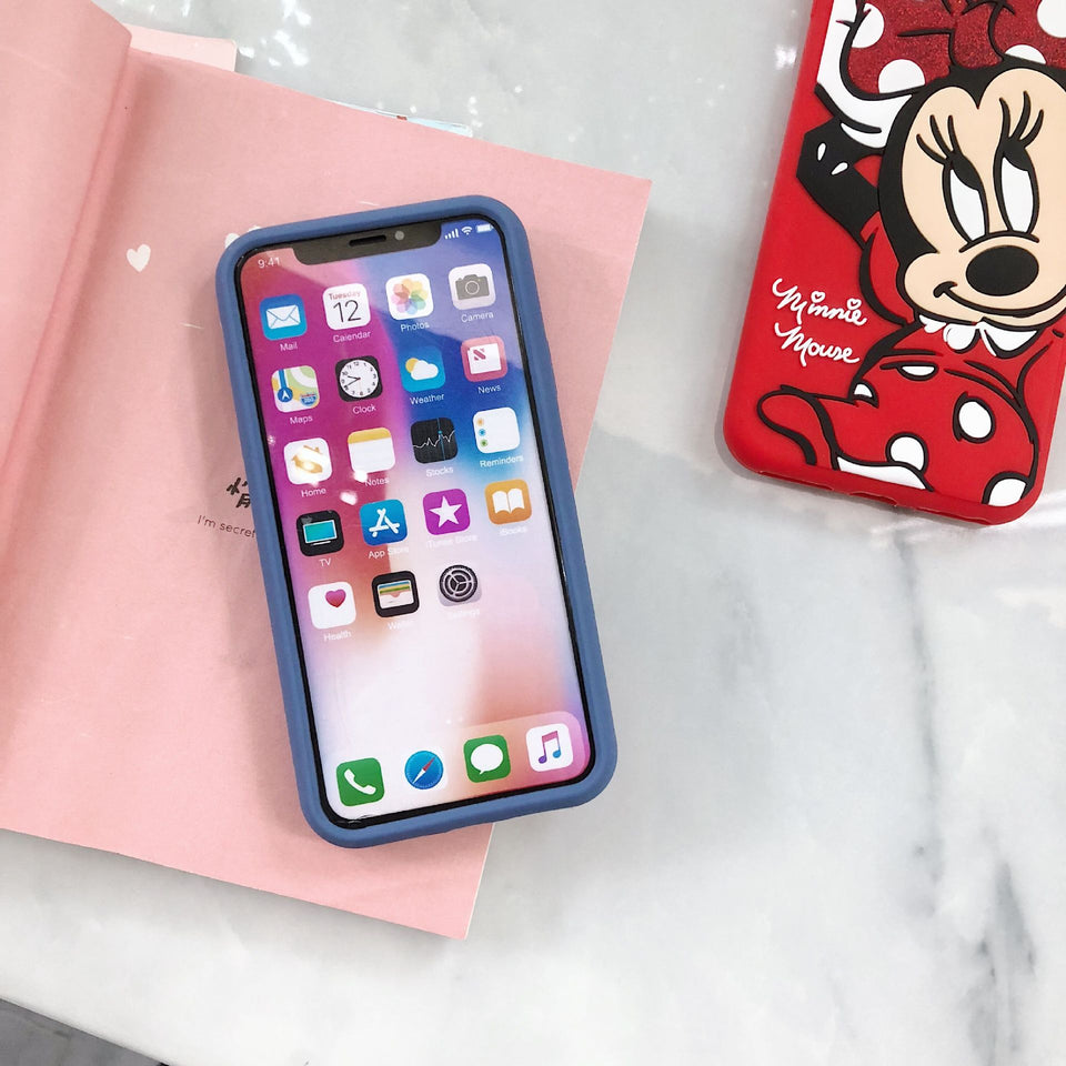 3D Cartoon Silicone Phone Case Cover For Apple iPhone 11 Pro X XS Max XR Soft Back Cover for iPhone 7 8 Plus Cute Lovely Case