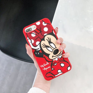 3D Cartoon Silicone Phone Case Cover For Apple iPhone 11 Pro X XS Max XR Soft Back Cover for iPhone 7 8 Plus Cute Lovely Case