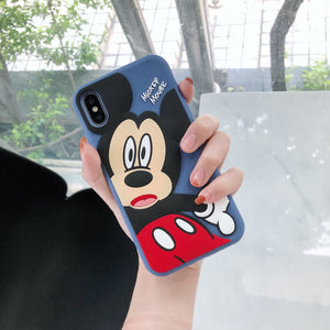 3D Cartoon Silicone Phone Case Cover For Apple iPhone 11 Pro X XS Max XR Soft Back Cover for iPhone 7 8 Plus Cute Lovely Case