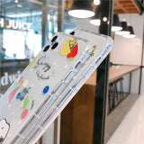 Cute Snoopy Phone Case For Apple iPhone 11 Pro X XS Max XR Soft TPU Back Cover for iPhone 7 8 Plus Cute Lovely Clear Case