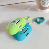 AirPods Cute 3D Cartoon Sulley& Mike Silicone Case cover For Airpod Pro