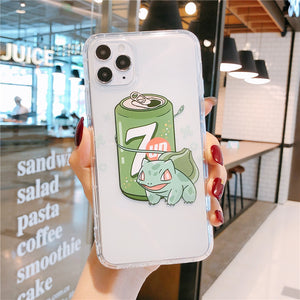 Cartoon Phone Case For Apple iPhone 11 Pro X XS Max XR Soft TPU Back Cover for iPhone 7 8 Plus Cute Lovely Clear Case