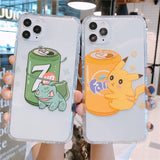 Cartoon Phone Case For Apple iPhone 11 Pro X XS Max XR Soft TPU Back Cover for iPhone 7 8 Plus Cute Lovely Clear Case