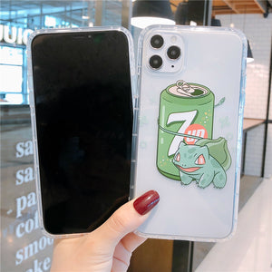 Cartoon Phone Case For Apple iPhone 11 Pro X XS Max XR Soft TPU Back Cover for iPhone 7 8 Plus Cute Lovely Clear Case