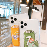 Cartoon Phone Case For Apple iPhone 11 Pro X XS Max XR Soft TPU Back Cover for iPhone 7 8 Plus Cute Lovely Clear Case