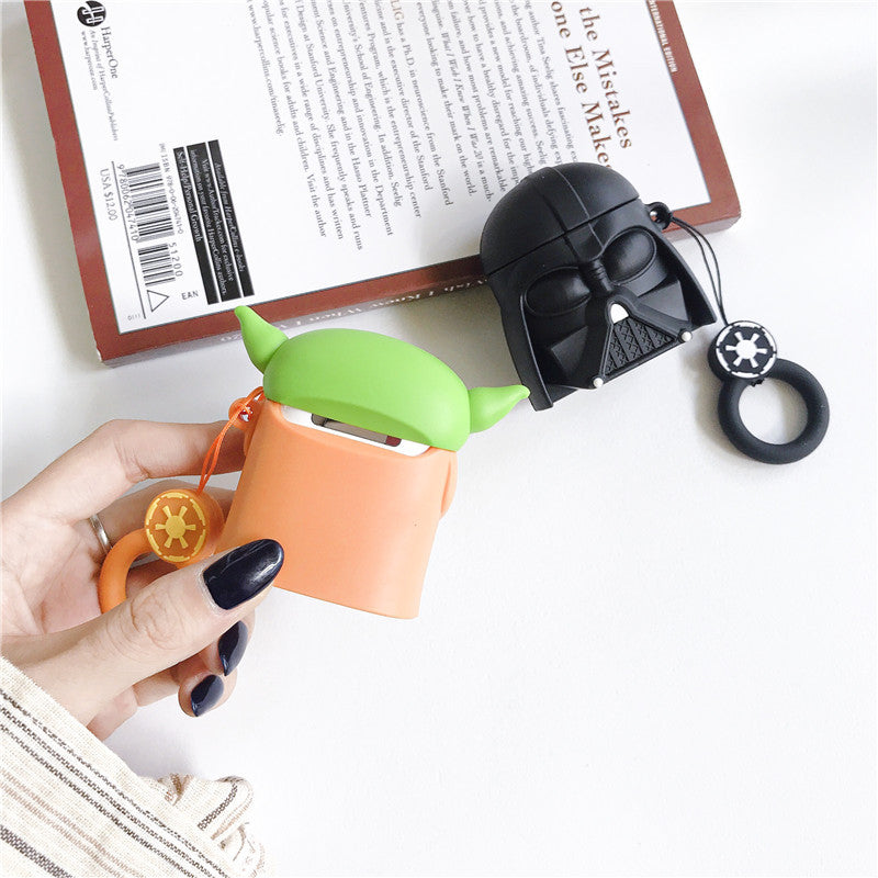 AirPods Cute 3D Cartoon Star Wars Silicone Case cover For Airpod 1/2